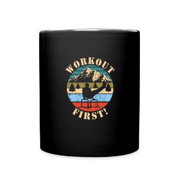 Circuit training - Full Colour Mug - black - Front