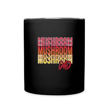 Cueillette de champignons - Mug uni - noir - Devant