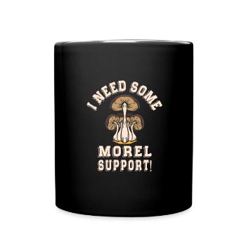 Mushroom picking - Full Colour Mug - black - Front