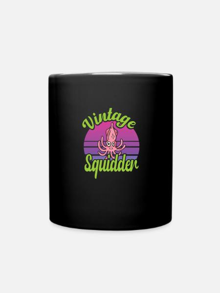 Oktopus - Tasse einfarbig - Schwarz