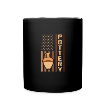 Faire de la poterie - Mug uni - noir - Devant