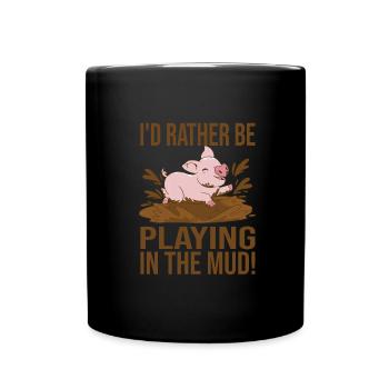 Faire de la poterie - Mug uni - noir - Devant