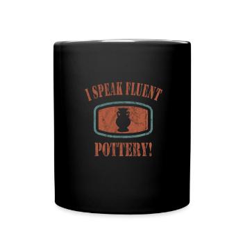 Faire de la poterie - Mug uni - noir - Devant