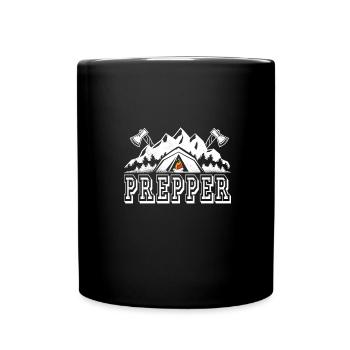 Prepper - Tasse einfarbig - Schwarz - Vorne