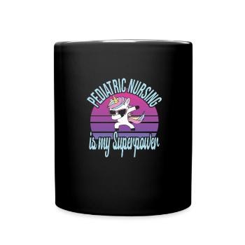 Children's nurse - Full Colour Mug - black - Front