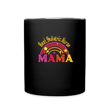 Children's nurse - Full Colour Mug - black - Front