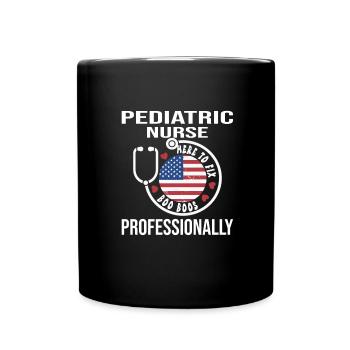 Children's nurse - Full Colour Mug - black - Front