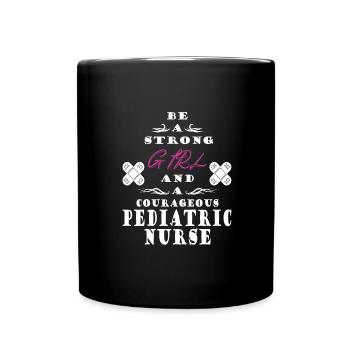 Children's nurse - Full Colour Mug - black - Front