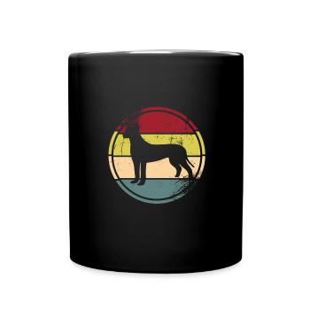 Doberman - Mug uni - noir - Devant