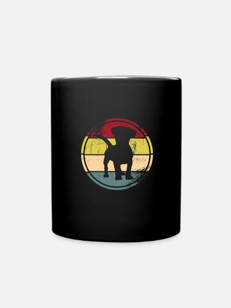 Jack Russel - Tasse einfarbig - Schwarz