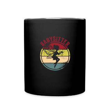 Babysitter - Tasse einfarbig - Schwarz - Vorne