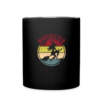 Babysitter - Tasse einfarbig - Schwarz - Vorne
