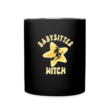 Babysitter - Tasse einfarbig - Schwarz - Vorne