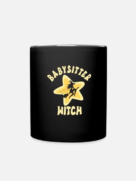 Babysitter - Tasse einfarbig - Schwarz