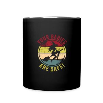 Babysitter - Tasse einfarbig - Schwarz - Vorne