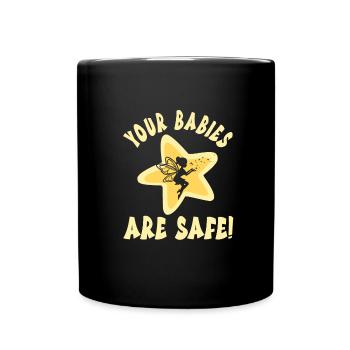Babysitter - Tasse einfarbig - Schwarz - Vorne