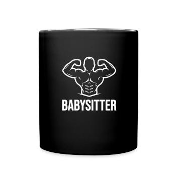 Babysitter - Tasse einfarbig - Schwarz - Vorne