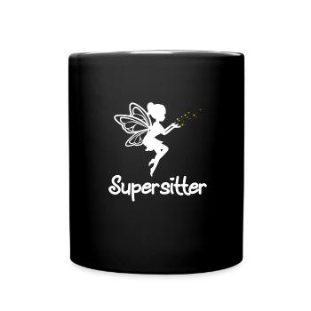 Babysitter - Tasse einfarbig - Schwarz - Vorne