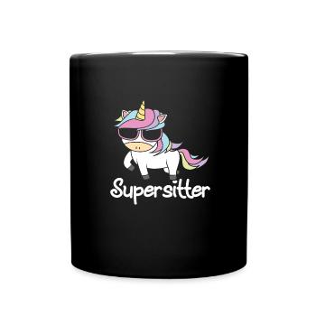 Babysitter - Tasse einfarbig - Schwarz - Vorne