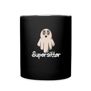 Babysitter - Tasse einfarbig - Schwarz - Vorne