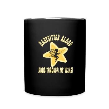 Babysitter - Tasse einfarbig - Schwarz - Vorne