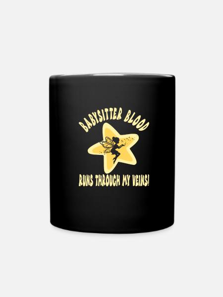 Babysitter - Tasse einfarbig - Schwarz