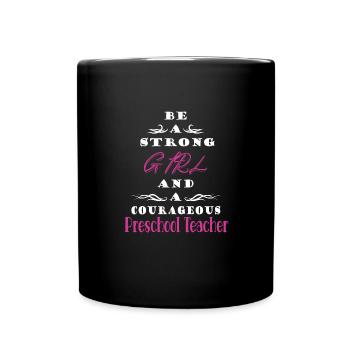 Kindergarten - Tasse einfarbig - Schwarz - Vorne
