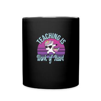 Kindergarten - Tasse einfarbig - Schwarz - Vorne