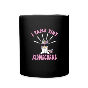 Kindergarten - Tasse einfarbig - Schwarz - Vorne