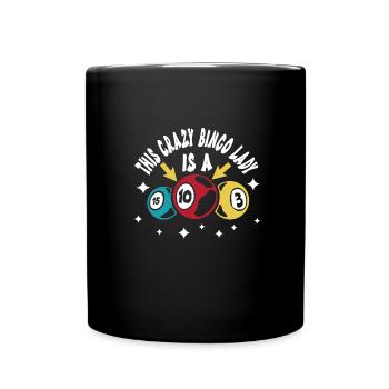 Bingo - Tasse einfarbig - Schwarz - Vorne
