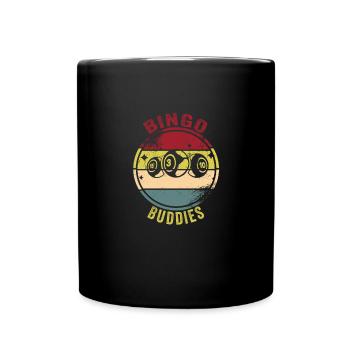 Bingo - Tasse einfarbig - Schwarz - Vorne