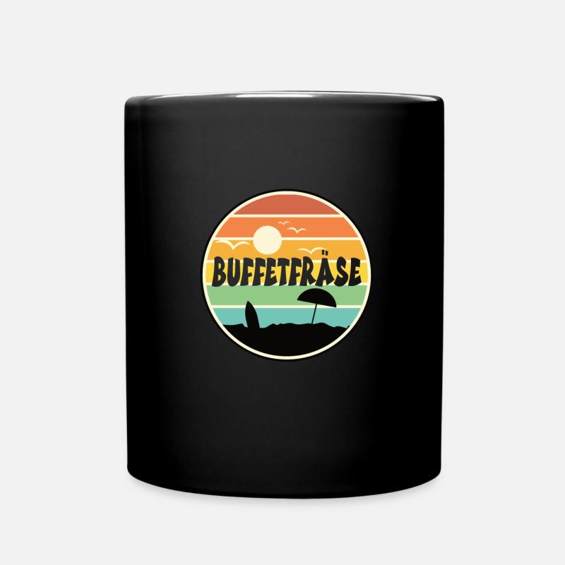 Urlaub - Tasse einfarbig - Schwarz