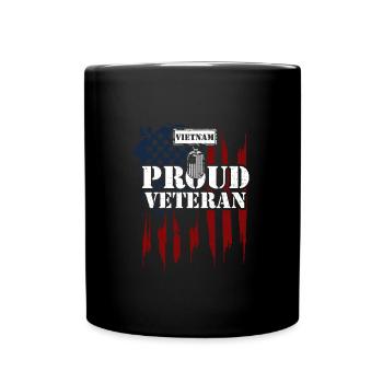 Vietnam Proud Veteran - Veteran - Tasse einfarbig - Schwarz - Vorne