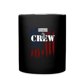 Veteran Crew - Veteran - Tasse einfarbig - Schwarz - Vorne