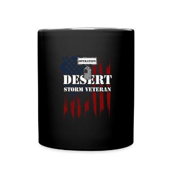Operation Desert Storm Veteran - Tasse einfarbig - Schwarz - Vorne