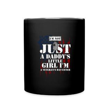 I'm Not Just A Daddy's Little Gi... - Tasse einfarbig - Schwarz - Vorne