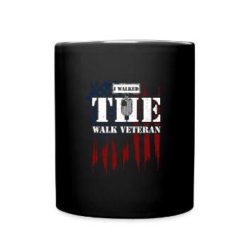 J’ai marché sur le vétéran de la marche - Mug uni - noir - Devant