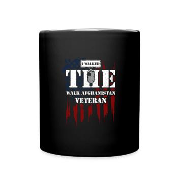 I Walked The Walk Afghanistan Ve... - Full Colour Mug - black - Front