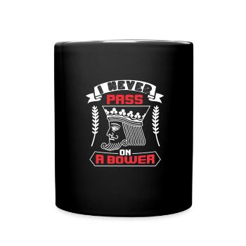 Cribbage - Tasse einfarbig - Schwarz - Vorne