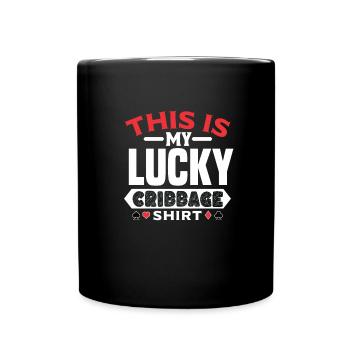 Cribbage - Tasse einfarbig - Schwarz - Vorne