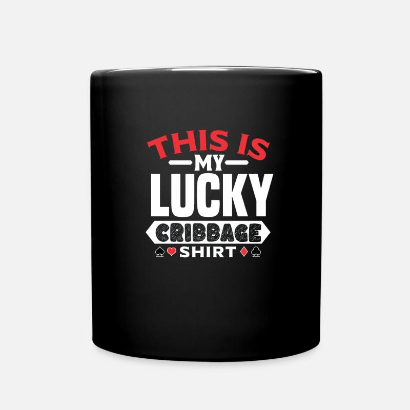 Cribbage - Full Colour Mug - black