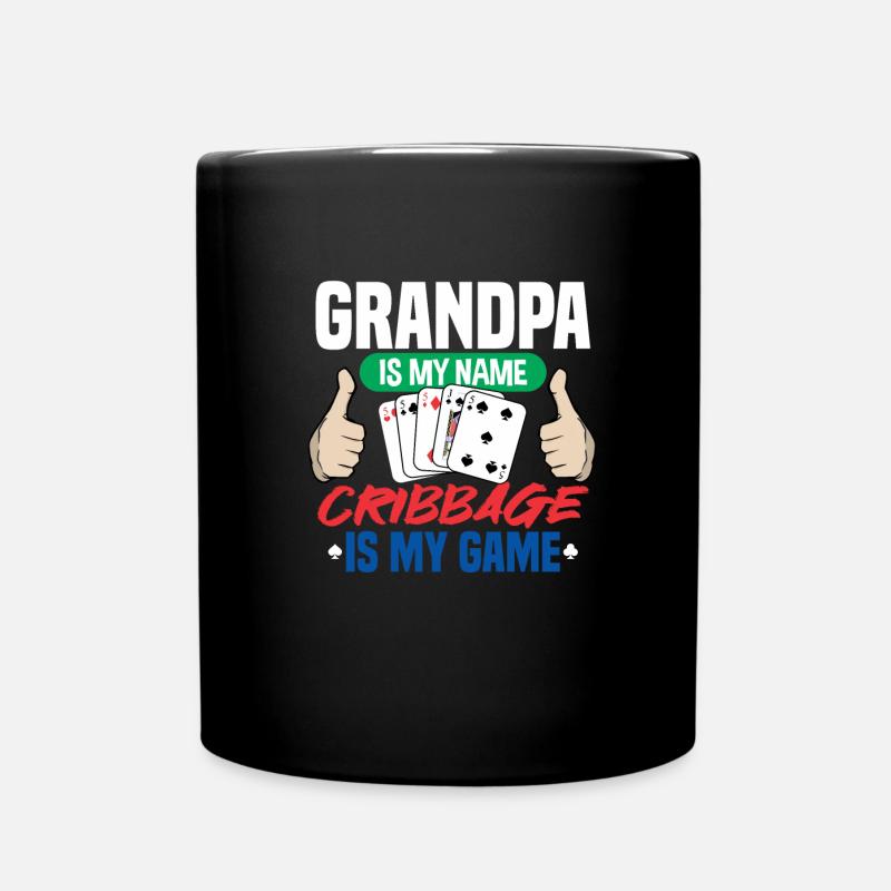 Cribbage - Tasse einfarbig - Schwarz