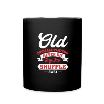 Cribbage - Tasse einfarbig - Schwarz - Vorne