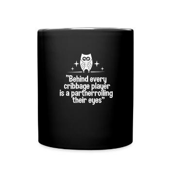 Cribbage - Tasse einfarbig - Schwarz - Vorne