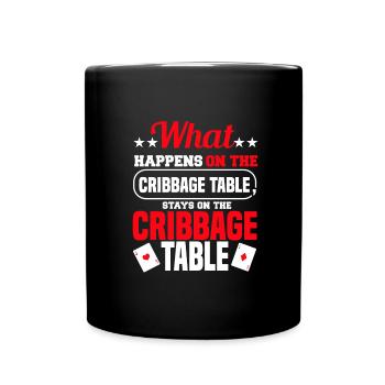 Cribbage - Tasse einfarbig - Schwarz - Vorne