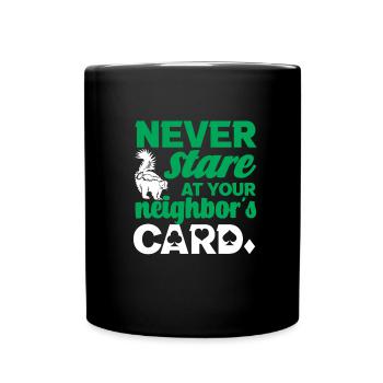 Cribbage - Tasse einfarbig - Schwarz - Vorne