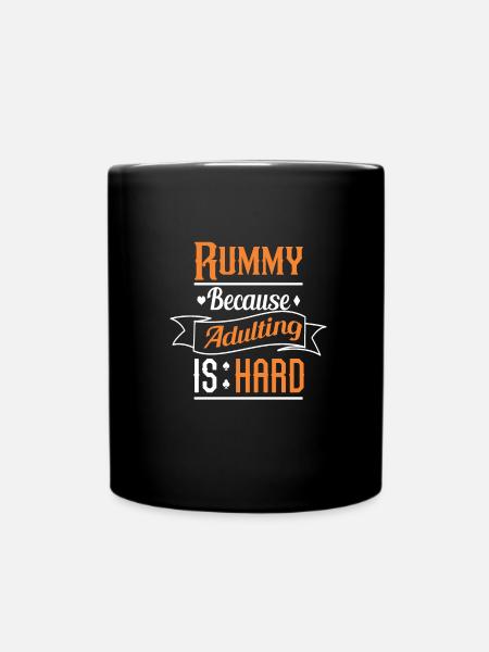 Rummy - Tasse einfarbig - Schwarz