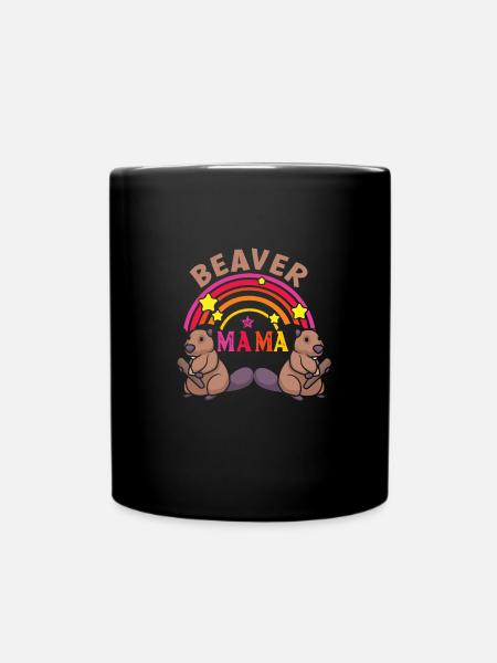 Biber - Tasse einfarbig - Schwarz