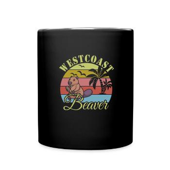Biber - Tasse einfarbig - Schwarz - Vorne
