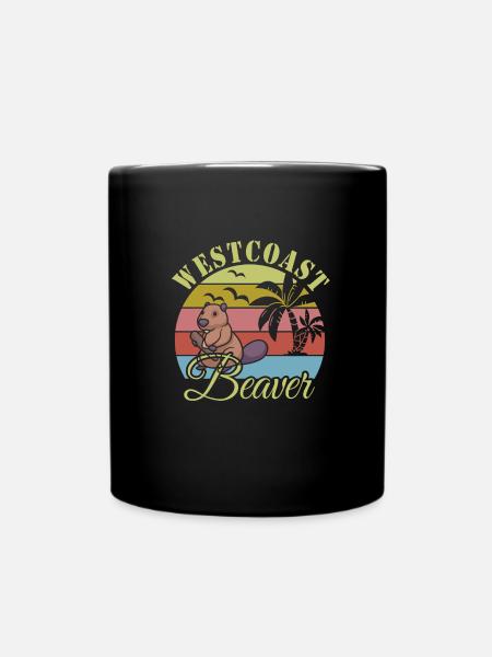 Biber - Tasse einfarbig - Schwarz